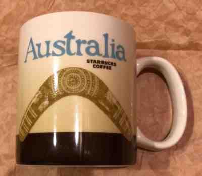 NWT Starbuck Australia 16oz Coffee Mug, Global Icon Series 2013 - Sold on eBay Nov, 20th 2018 for $80.00