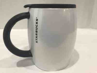 Starbucks 2013 White Pearl, Stainless Steel Barrel Mug, 14oz  Travel Cup NEW - Sold on eBay Nov, 20th 2018 for $39.99