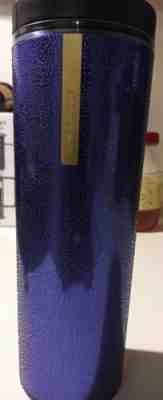 Starbucks Coffee Travel Tumbler Mug BLUE SPARKLE 16 fl oz 2013 - Sold on eBay Nov, 18th 2018 for $17.99