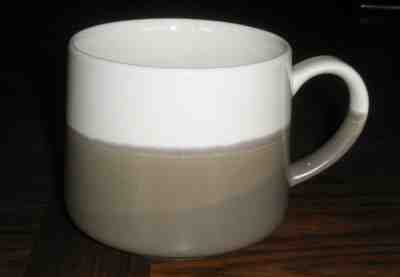 2014 Starbucks Mug Gray White Dipped 10 oz - Sold on eBay Nov, 23rd 2018 for $25.19