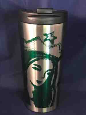 Starbucks 2014 S.S. Tumbler 16 oz. - Siren Portrait (Green) - New (Other) - Sold on eBay Nov, 22nd 2018 for $39.99