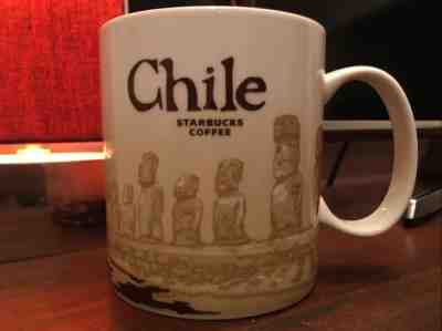 2014 STARBUCKS 16OZ CHILE, EASTER ISLAND MUG. NICE EXCELLENT - Sold on eBay Nov, 21st 2018 for $35.00