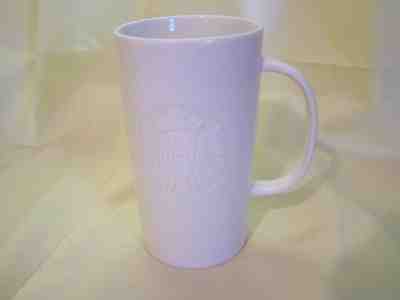 Starbucks 2014 White Etched Siren Logo 16 oz. Coffee Mug/Cup - Sold on eBay Nov, 21st 2018 for $9.99