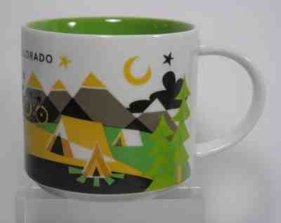 STARBUCKS COFFEE YOU ARE HERE COLLECTION MUG COLORADO 14OZ. (2014) - Sold on eBay Nov, 21st 2018 for $9.99