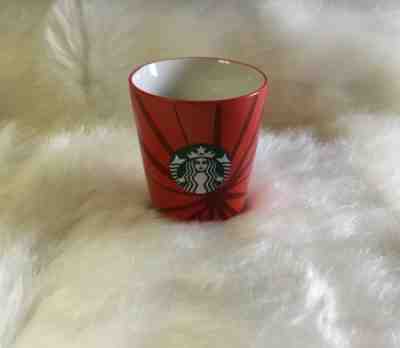 Starbucks Coffee 2014 Espresso Shot Glass 3 Oz Red - Sold on eBay Nov, 20th 2018 for $4.95