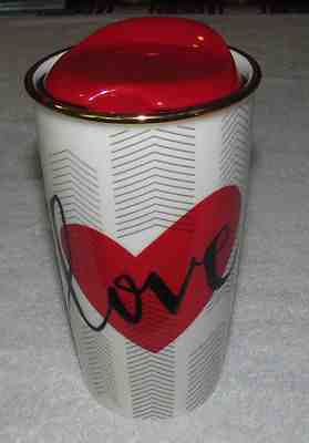 Starbucks Coffee Love Red Heart 12 oz. Tumbler Travel Mug 2014 - Sold on eBay Nov, 19th 2018 for $22.91