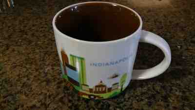 Starbucks Indianapolis Coffee Mug You Are Here Collection 2014  - Sold on eBay Nov, 19th 2018 for $8.40