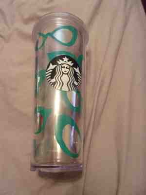 Starbucks 2014 GLASSES  Acrylic Cold Cup 24 oz Venti Rare Tumbler - Sold on eBay Nov, 19th 2018 for $7.00