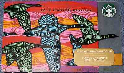 STARBUCKS CANADA GIFT CARD GEESE "FALL MIGRATION 2014" HOLIDAY NEW 99 NO VALUE - Sold on eBay Nov, 19th 2018 for $3.75