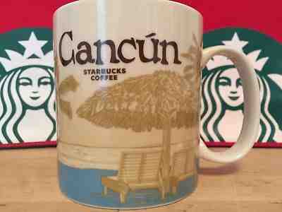 STARBUCKS CANCUN GLOBAL ICON MUG 16oz - 2014 - New W/O SKU - See Pictures - Sold on eBay Nov, 19th 2018 for $19.99