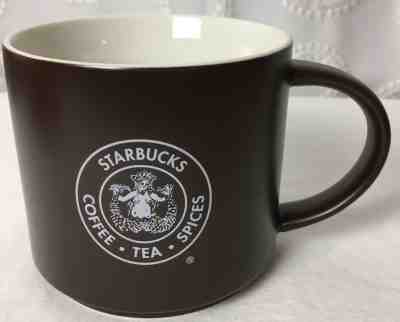 Starbucks 2015 Pike Place Brown Mug 14oz Tea Coffee Spice 3 1/2" Tall 4" Rim - Sold on eBay Nov, 23rd 2018 for $12.00