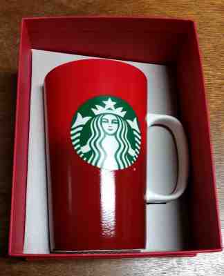 New in Box Starbucks 2015  Red Holiday Mug 16 Oz - Sold on eBay Nov, 22nd 2018 for $14.00