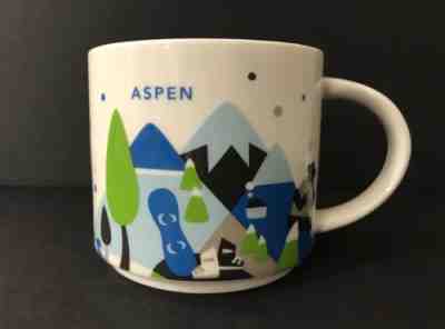 Starbucks You Are Here Mug Aspen Collection Coffee Cup 2015 14oz NEW - Sold on eBay Nov, 21st 2018 for $22.45