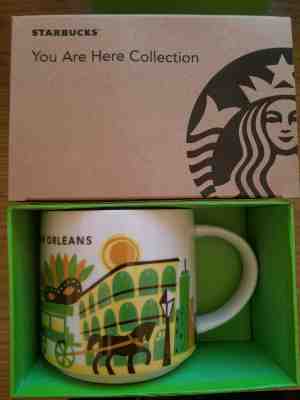 Starbucks Coffee Mug New Orleans You Are Here Collection Mint 14 oz 2015 - Sold on eBay Nov, 21st 2018 for $22.00