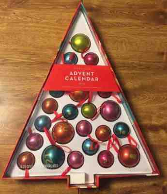 Starbucks Advent Calendar 2015 (Candy and $5 Starbucks card Have Been Removed) - Sold on eBay Nov, 21st 2018 for $10.00