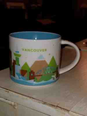 Starbucks You Are Here Collection Coffee Cup Vancouver 14 oz. ounce Mug 2015 - Sold on eBay Nov, 21st 2018 for $11.99