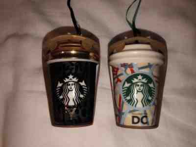 2 X Starbucks Ornament Lot 2015 Christmas Washington DC/New York.NEW! - Sold on eBay Nov, 20th 2018 for $16.99
