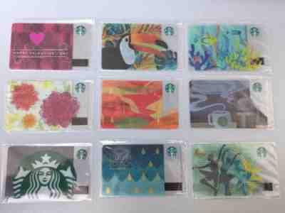 Starbucks Russia 2015-2018 Card 9pcs Set SEALED - Sold on eBay Nov, 20th 2018 for $33.51