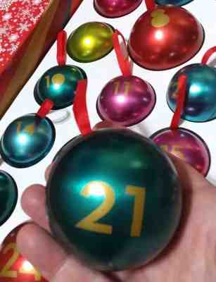 Starbucks 2015 Advent Calendar 25 ornaments in original box - Sold on eBay Nov, 20th 2018 for $12.75
