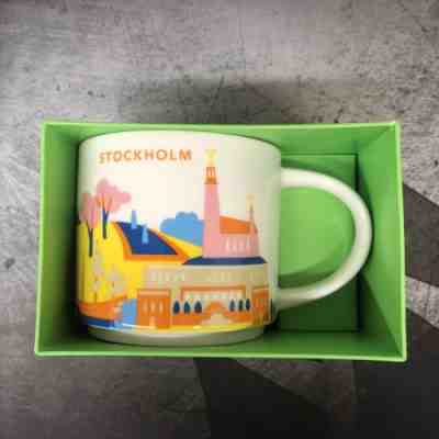 STARBUCKS Mug - You Are Here Collection - STOCKHOLM SWEDEN - Brand New 2016