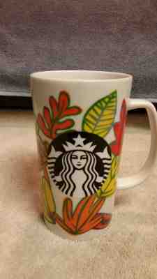 starbucks leaf design large ceramic coffee mug-2016 - Sold on eBay Nov, 22nd 2018 for $8.00