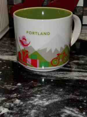 Starbucks You Are Here Collection Coffee Cup Portland 14 oz. ounce Mug 2016 - Sold on eBay Nov, 21st 2018 for $10.00