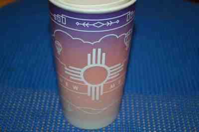 Starbucks 2016 purple/tan NEW MEXICO Ceramic city/state Travel Mug 12 Oz - Sold on eBay Nov, 21st 2018 for $27.50