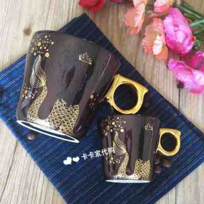 Starbucks 2016 China Anniversary Gold Handle Siren 12oz Mug - Sold on eBay Nov, 21st 2018 for $45.00