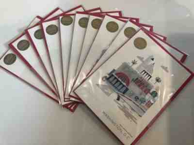 10 X Starbucks Card LOT Washington DC Sealed Christmas 2016. Free Shipping! - Sold on eBay Nov, 21st 2018 for $29.99
