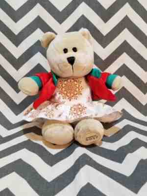 2017 Starbucks Christmas Barista Holiday Teddy Bear Plush Snowflake Girl - Sold on eBay Nov, 22nd 2018 for $3.70