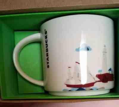 Starbucks BOSTON Mug You Are Here Collection White 14 oz Tea Cup 2017 excellent - Sold on eBay Nov, 22nd 2018 for $18.50