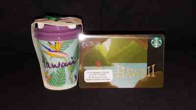 NWT! Starbucks 2017 Hawaii Cup Christmas Ornament (with Gift Card!) - Sold on eBay Nov, 20th 2018 for $12.99