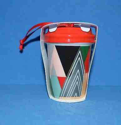 Starbucks 2017 Modern Trees To Go Cup Christmas Ornament New - Sold on eBay Nov, 20th 2018 for $7.95