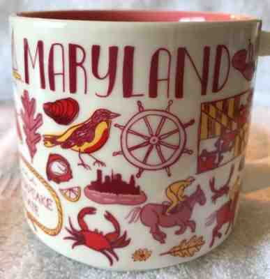 Starbucks BEEN THERE SERIES Maryland Ceramic Coffee Cup Mug - 2017 14 Fl. Oz. - Sold on eBay Nov, 20th 2018 for $12.99