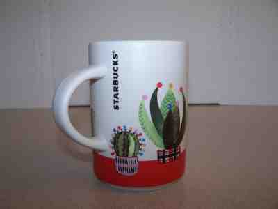 "STARBUCKS" 2017 CHRISTMAS DESERT CACTUS 12 OZ COFFEE MUG CUP - Sold on eBay Nov, 19th 2018 for $9.90