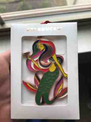 STARBUCKS SIREN ENAMEL ORNAMENT MERMAID HOLIDAY 2017 CHRISTMAS RELEASE NIP - Sold on eBay Nov, 19th 2018 for $5.00