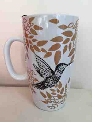 New 2017 Starbucks Ceramic Hummingbird Mug 16 oz With Lid  - Sold on eBay Nov, 18th 2018 for $14.99