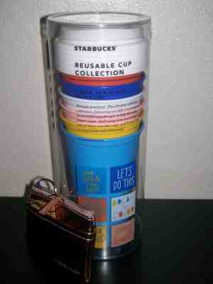 STARBUCKS COFFEE 16oz 6-pack reusable cup COLLECTION WITH LIDS + BONUS  2017 - Sold on eBay Nov, 18th 2018 for $18.49