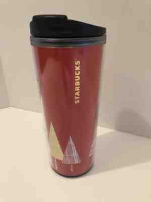 Starbucks Christmas Travel Mug Cup 2017 16oz Red  - Sold on eBay Nov, 18th 2018 for $4.25