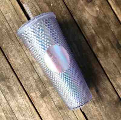 NEW Starbucks 2018 Holiday Rainbow Iridescent Holographic Unicorn Cold Cup  - Sold on eBay Nov, 23rd 2018 for $24.00