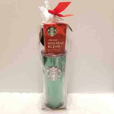 New 2018 Starbucks Holiday Blend Coffee and Acrylic Holiday Tumbler Gift Set  - Sold on eBay Nov, 23rd 2018 for $19.89