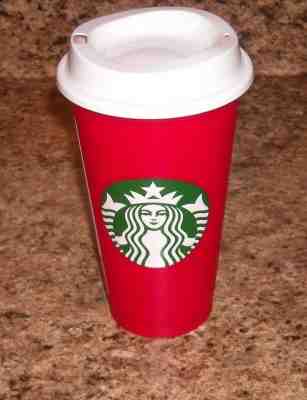 STARBUCKS 2018 RED REUSABLE 16 OZ CHRISTmas COFFEE CUP WITH DRINK DISCOUNT - Sold on eBay Nov, 23rd 2018 for $9.99