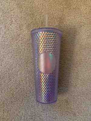 Starbucks 2018 Rainbow Iridescent Glitter Traveler Tumbler Holiday Cup 24 Oz NEW - Sold on eBay Nov, 22nd 2018 for $29.99