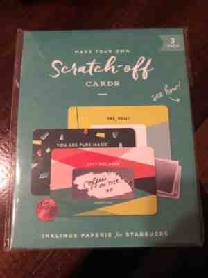 New 2018 Make Your Own Scratch-Off cards by Inklings Paperie for Starbucks - Sold on eBay Nov, 22nd 2018 for $3.99