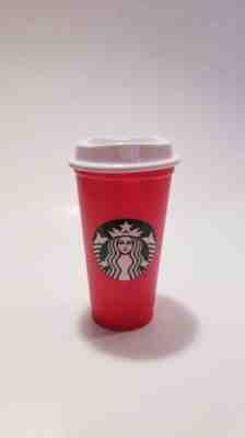 STARBUCKS 2018 Red Reusable Cup 16 oz Plastic Discount Coffee Holiday Xmas NEW  - Sold on eBay Nov, 22nd 2018 for $6.00
