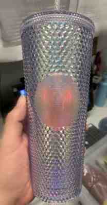 NEW- Starbucks 2018 Holiday Iridescent Glitter Sparkle Hologram Tumbler Cup 24OZ - Sold on eBay Nov, 22nd 2018 for $29.00