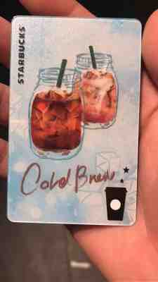 Rare Starbucks China 2017 Summer Cold Brew Limited Edition Used Card - Sold on eBay Nov, 24th 2018 for $5.99
