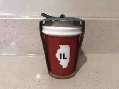 2016 Starbucks State Illinois Cup to Go Christmas Ornament limited edition New - Sold on eBay Nov, 24th 2018 for $12.21