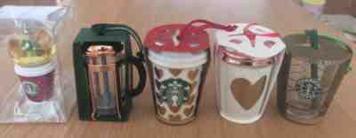 LIMITED EDITION EXCLUSIVE STARBUCKS HOLIDAY ORNAMENT LOT - Sold on eBay Nov, 23rd 2018 for $46.00