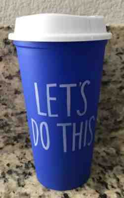 NEW Starbucks Reusable Cup Summer 2018 Tumbler 16oz Plastic Limited Edition Blue - Sold on eBay Nov, 23rd 2018 for $7.00